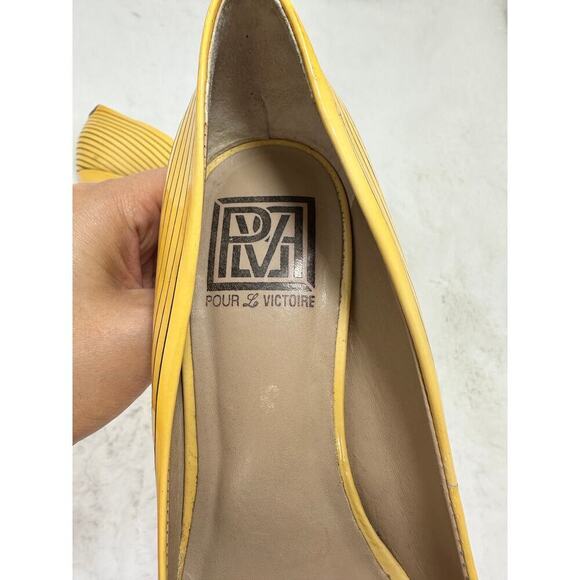 Pour La Victoire, Yellow Women's Shoes, Heels Size 6.5 US - Picture 13 of 15